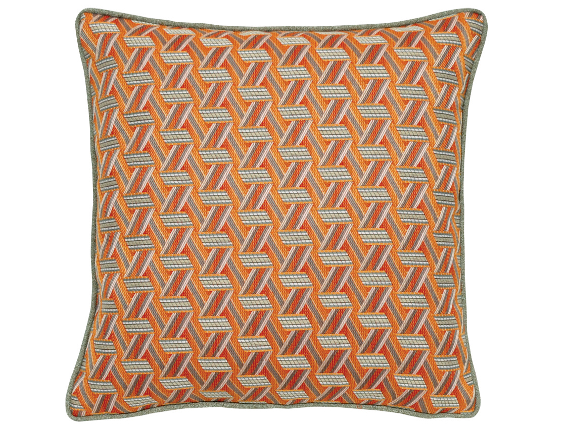 Coussin Malibu abricot